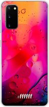 Samsung Galaxy S20 Hoesje Transparant TPU Case - Colour Bokeh #ffffff