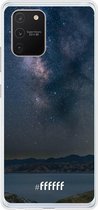 Samsung Galaxy S10 Lite Hoesje Transparant TPU Case - Landscape Milky Way #ffffff