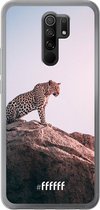 Xiaomi Redmi 9 Hoesje Transparant TPU Case - Leopard #ffffff