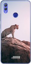Honor Note 10 Hoesje Transparant TPU Case - Leopard #ffffff