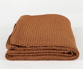 Mica Decorations Codi Plaid - L170 x B130 cm - Bruin