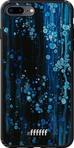 iPhone 8 Plus Hoesje TPU Case - Bubbling Blues #ffffff