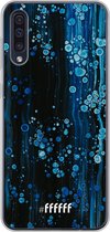 Samsung Galaxy A50s Hoesje Transparant TPU Case - Bubbling Blues #ffffff