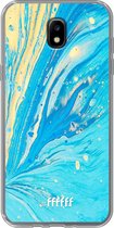 Samsung Galaxy J5 (2017) Hoesje Transparant TPU Case - Endless Azure #ffffff