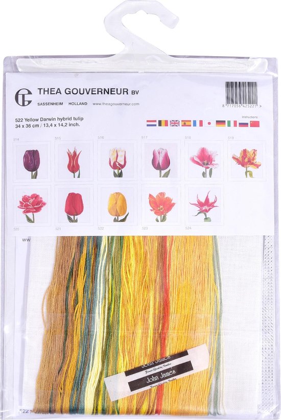 Thea Gouverneur - Borduurpakket met telpatroon - 2042A