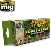 AMMO MIG 7176 Vegetation Diorama Colors - Acryl Set Verf set