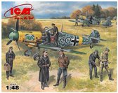 1:48 ICM 48803 Bf 109F-2 German Pilots and Ground Plastic kit