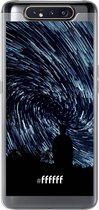 Samsung Galaxy A80 Hoesje Transparant TPU Case - Starry Circles #ffffff