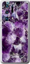 Huawei P40 Pro+ Hoesje Transparant TPU Case - Purple Geode #ffffff