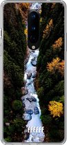 OnePlus 8 Hoesje Transparant TPU Case - Forest River #ffffff