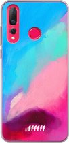 Huawei P30 Lite Hoesje Transparant TPU Case - Abstract Hues #ffffff