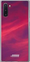 Samsung Galaxy Note 10 Hoesje Transparant TPU Case - Red Skyline #ffffff