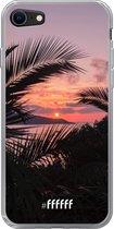 6F hoesje - geschikt voor iPhone 8 - Transparant TPU Case - Pretty Sunset #ffffff