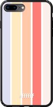 iPhone 8 Plus Hoesje TPU Case - Vertical Pastel Party #ffffff