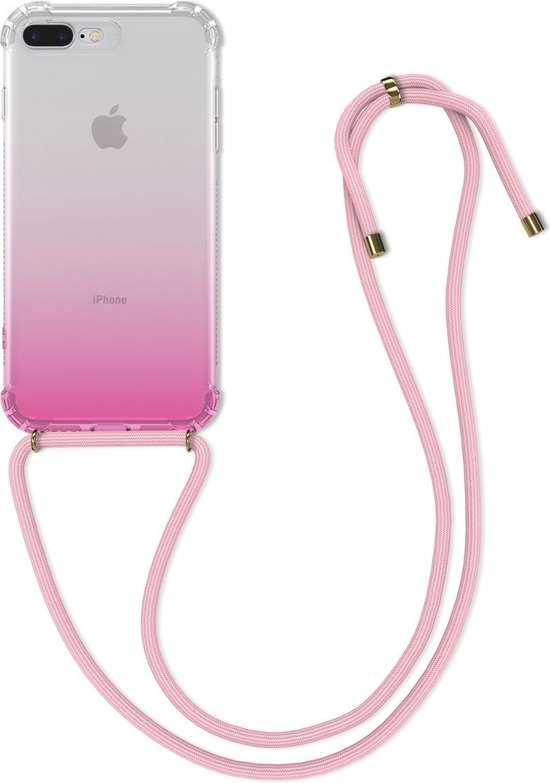 bol.com | kwmobile hoesje voor Apple iPhone 7 Plus / 8 Plus - siliconen  beschermhoes met koord -...