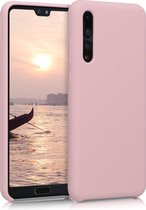 kwmobile telefoonhoesje voor Huawei P20 Pro - Hoesje met siliconen coating - Smartphone case in vintage roze
