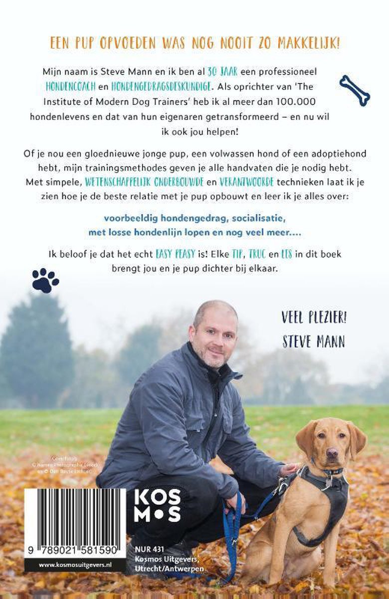 Easy Peasy Puppy Opvoeding - back cover