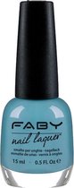 Faby Nagellak Paper Sky Dames 15 Ml Vegan Blauw