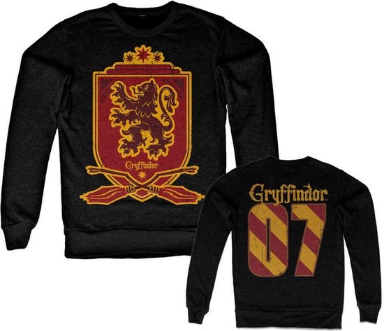 Harry Potter Sweater/trui -M- Gryffindor 07 Zwart