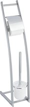 Wenko Toiletstandaard 2-in-1 Alicante 28 X 74 Cm Staal Chroom