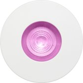 White and Color Ambiance  - Inbouwspot - GU10 - Bluetooth - Straalwater dicht IP65 - Inbouw Rond - Mat Wit - Diameter 83 mm - Inbouwdiepte 75 mm - Zaagmaat 68 mm t.m 76 mm