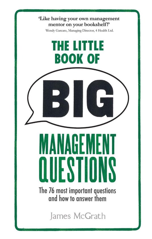 Little Book of Big Management Questions, The - cover