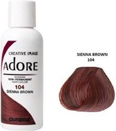 Adore Shining Semi Permanent Hair Color Sienna Brown-104 Haarverf