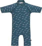 Lässig Splash & Fun Short Sleeve Sunsuit - Waves blue 24 months