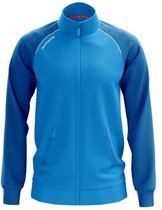 Masita | Trainingsjack Heren - Supreme trainingsvest - Comfortabel Sportvest - Zakken met Rits - Houdt warm - Voelt Licht aan - SKY BLUE - S