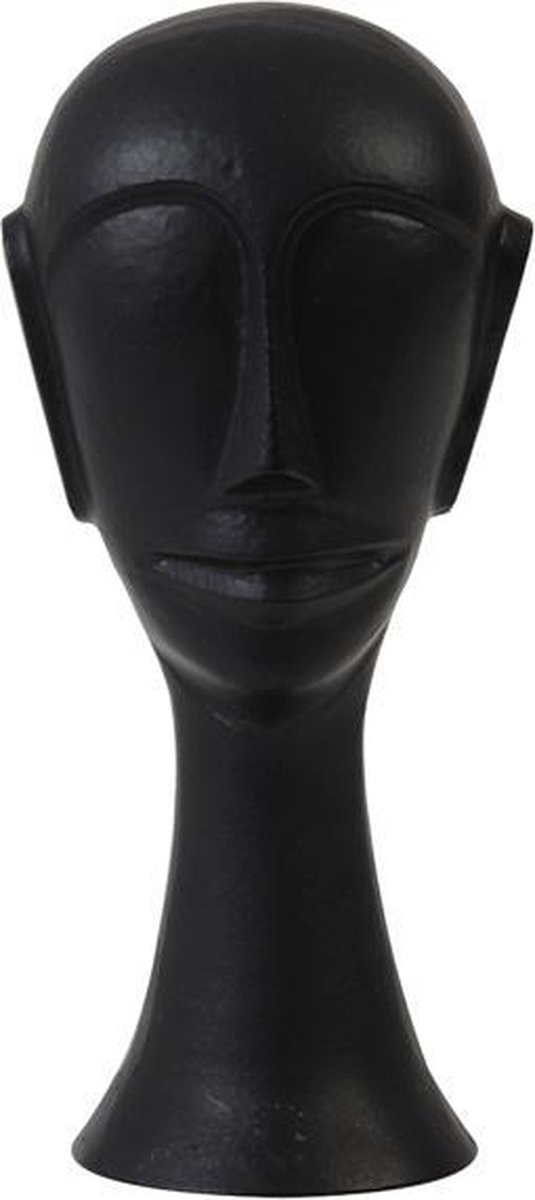 Light & Living Ornament 10 5 x 10 x 22 5 cm Head black