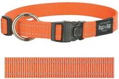 Rogz for dogs fanbelt halsband oranje - 20 mmx34-56 cm - 1 stuks