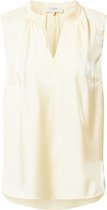 Cream blouse cecilie Pasteelgeel-36 (S)