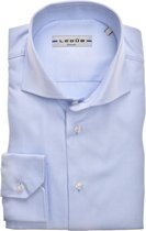 Ledub modern fit overhemd - lichtblauw - Strijkvriendelijk - Boordmaat: 37