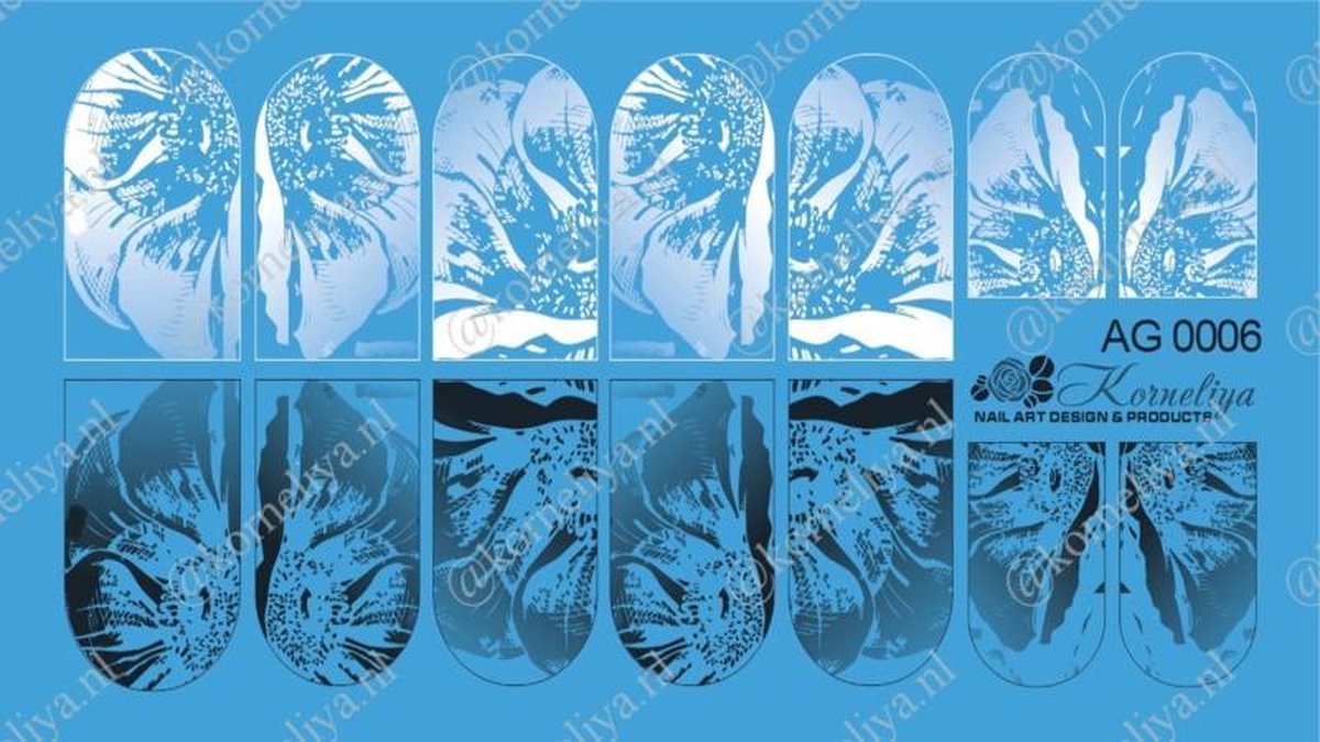 Goedkoopste Korneliya Airbrush Waterdecal AG 0006 combi