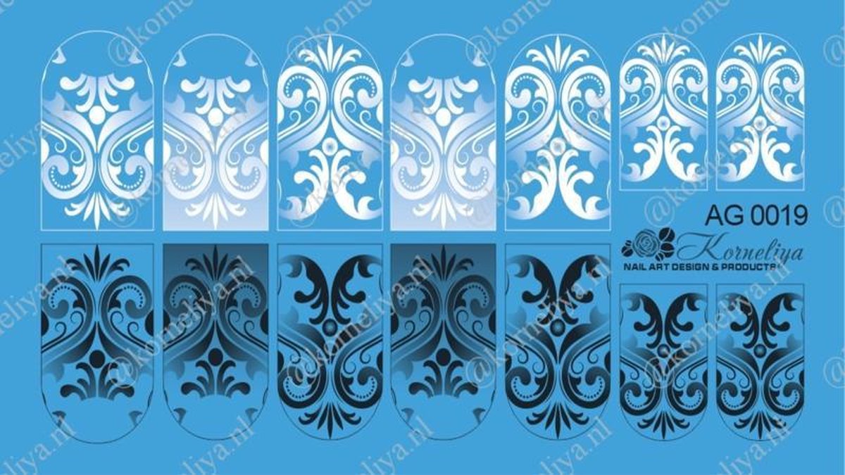 Goedkoopste Korneliya Airbrush Waterdecal AG 0019 combi