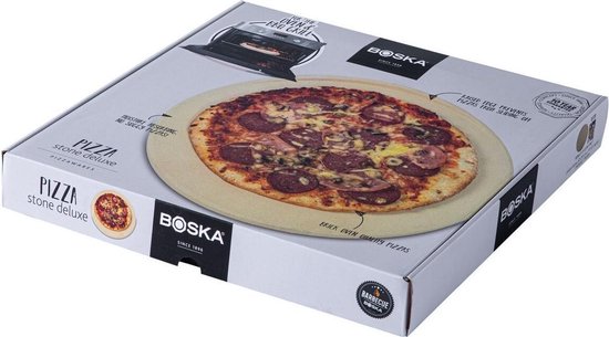 Boska Pizzasteen Deluxe L - voor Oven & BBQ - Knapperige pizza's - Ø 35 cm - BBQ Accessoires