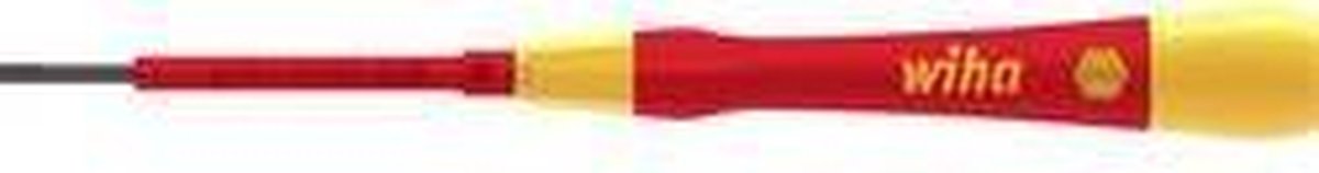Wiha Elektronica, VDE, Elektronica en fijnmechanica Platte schroevendraaier Kopbreedte: 2 mm Koplengte: 50 mm