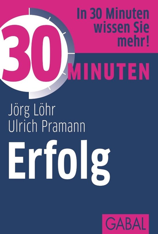 30 Minuten - 30 Minuten Erfolg - cover