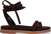 Shabbies 170020161 Sandalen - Dames - Bruin - Maat 40