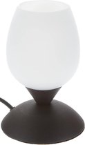LED Tafellamp - Trinon Capu - E14 Fitting - Dimbaar - Rond - Roestkleur - Aluminium
