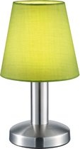 LED Tafellamp - Tafelverlichting - Trinon Muton - E14 Fitting - Rond - Mat Groen - Aluminium