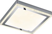 LED Plafondlamp - Plafondverlichting - Trinon Slodan - 20W - Aanpasbare Kleur - Vierkant - Mat Wit - Kunststof