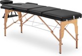 physa Massagetafel - behandeltafel - opvouwbaar - 185 x 60 x 62 cm - 227 kg - zwart
