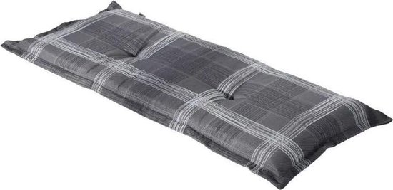 Kussen voor schommelbank, tuinbank, bankkussen, zitkussen en rugkussens, tuinkussen, breedte 180 cm, groene weide
