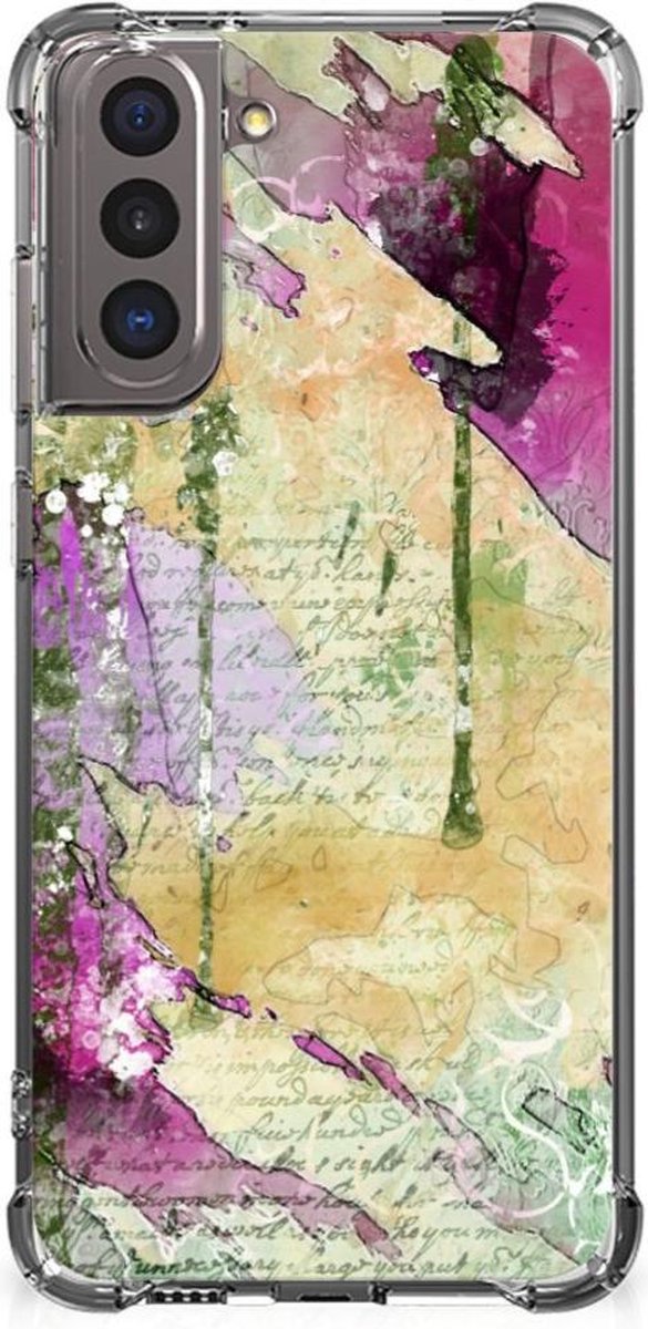 Back Cover Samsung Galaxy S21 Letter Painting