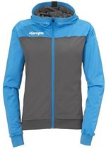 Kempa Prime Multi Jacket Dames Antraciet-Kempa Blauw Maat XL