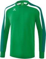 Erima Liga 2.0 Sweatshirt Kinderen - Smaragd / Evergreen / Wit | Maat: 164