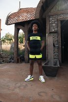 Malelions Junior Uraenium Short - Black/Neon Yellow - 14 | 164
