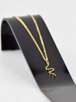 Ketting slang - goud