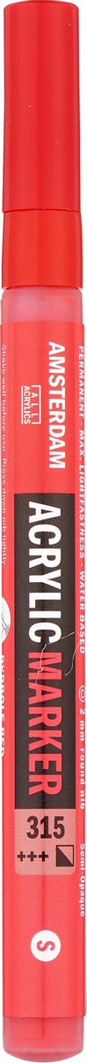 Amsterdam Markers 2 mm Pyrrolerood 315